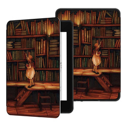 Etui Graficzne kolorowe do Kindle Paperwhite 4 Gen 10 2018 - ochronne z podstawką, dostęp do portów i przycisków