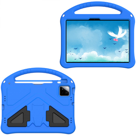 Etui FunColor do Xiaomi Pad 7 / Pad 7 PRO 11.2 podstawka uchwyt pancerne, niebieskie
