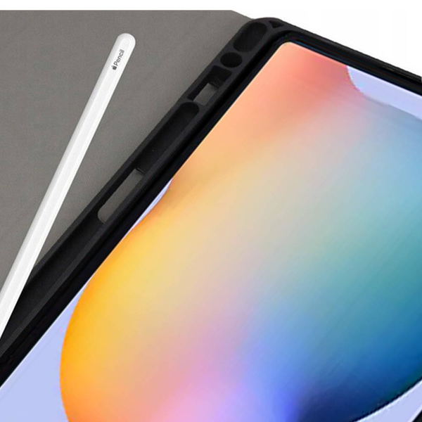 Etui z klawiaturą Bluetooth do Galaxy Tab S6 Lite 10, czarne - ochronne z podstawką
