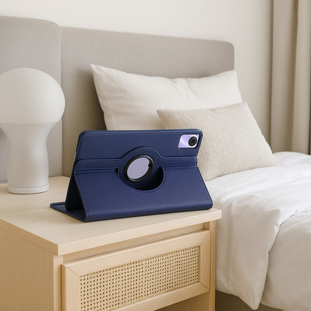 Etui Obrotowe 360 pokrowiec podstawka do Xiaomi Redmi Pad SE 2023 11", granatowe