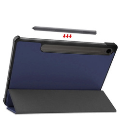 Etui Smart do Samsung Galaxy Tab S9 / S10 FE 10.9 SM / Galaxy Tab S9 FE 10.9 2023 / S10 FE 2025, granatowe - ochronne