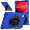 Etui Armor Strap do Lenovo Tab M11, granatowe - ochronne z podstawką, dostęp do portów i przycisków