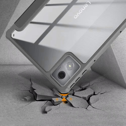 Etui Clear Pencil do Lenovo K11 Plus, czarne - ochronne z podstawką, dostęp do portów i przycisków