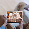 Etui Graficzne do Apple iPad 10.9 2022 Gen 10 / 11 2025 A16 Gen 11 z klapką, różowe - ochronne z podstawką