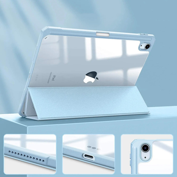 Etui Crystal do iPad Air 11 M4 2026 Gen 8/ M3 2025 Gen 7/ M2 2024 Gen 6, czarne - ochronne