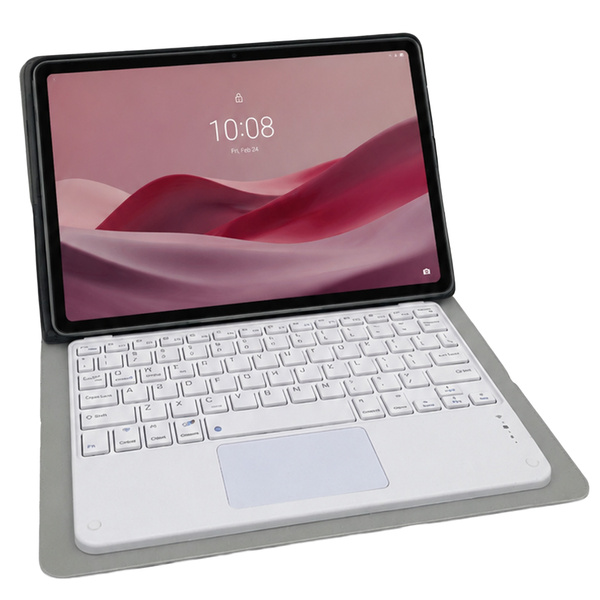 Etui z klawiaturą do Lenovo Tab M11 TB330FU pokrowiec ochronne szare