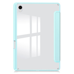 Etui Clear Pencil do Samsung Galaxy Tab S11 11 SM SMX736 z klapką, niebieskie - ochronne