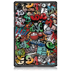 Etui Graficzne z klapką do Galaxy Tab S6 Lite 10 / Samsung Galaxy Tab S6 Lite 22 / Samsung Galaxy Tab S6 Lite 24 - ochronne