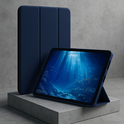 Etui Smart z magnetyczną z klapką do Xiaomi Redmi Pad SE 8.7 2024, granatowe - ochronne z podstawką