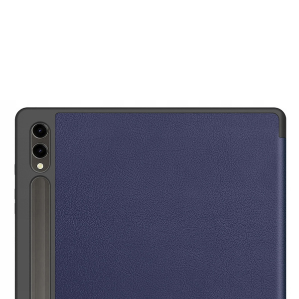 Etui Smart do Galaxy Tab S9 Ultra / S10 Ultra 14.6 X910 X916 X926, granatowe - ochronne z podstawką