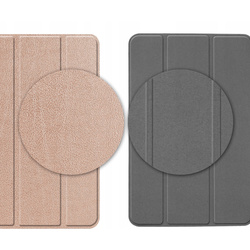 Etui Smart do Galaxy Tab S9 Ultra / S10 Ultra 14.6 X910 X916 X926, różowe złoto - ochronne z podstawką