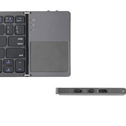 Bezprzewodowa Klawiatura Bluetooth Touchpad Uniwersalna Składana 50H