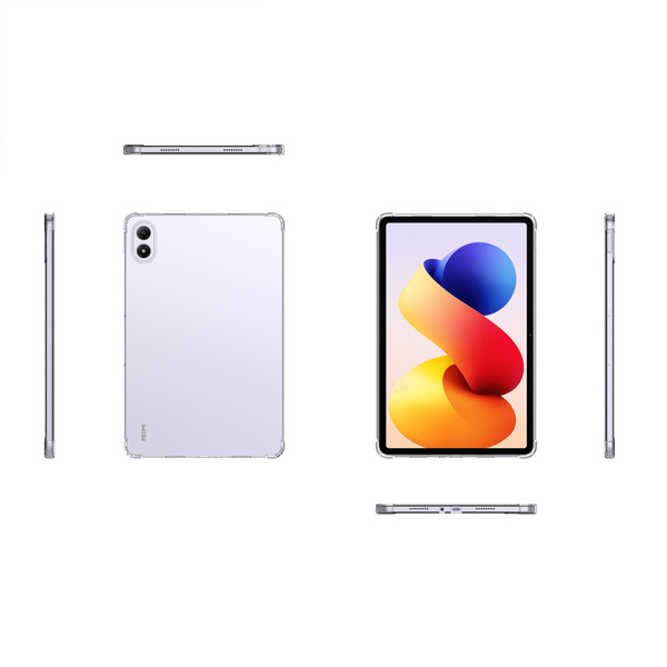 Etui do Xiaomi Redmi Pad 2 Pro 12.1 2025 / Poco Pad M1 silikonowe plecki / Poco Pad M1 - ochronne z podstawką
