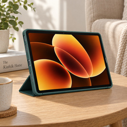 Etui Smart do Xiaomi Pad 7 / 7 PRO / Pad 8 / 8 PRO / Pad 9 z klapką i podstawką - zielone