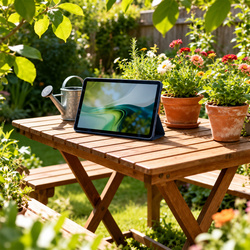 Etui Smart do Lenovo Yoga Tab Plus 12.7 2025 z klapką i podstawką - granatowe