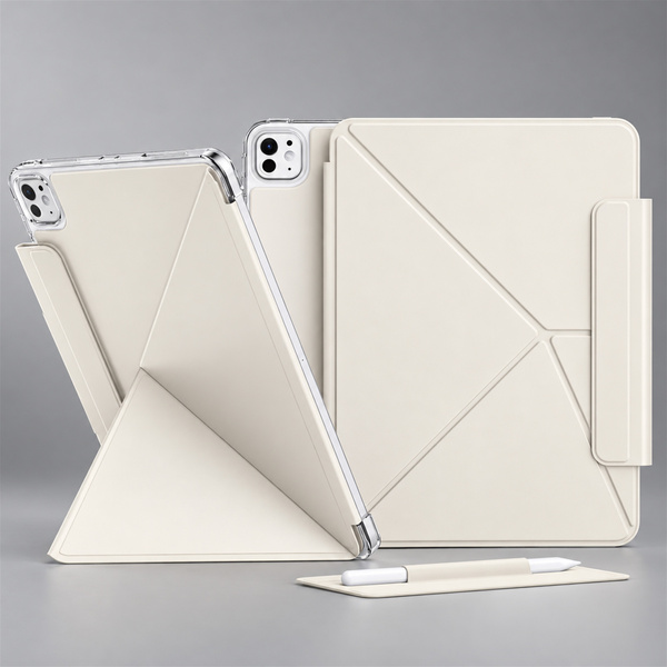 Etui Origami do Apple iPad Air 13 M4 M3 M2 2026/25/24 gen 8/7/6 - białe