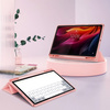 Etui z klapką Clear do Lenovo Tab K11 Plus 11.45 / Lenovo K11 Plus, różowe - ochronne z podstawką