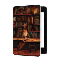 Etui Graficzne kolorowe do Kindle Paperwhite 4 Gen 10 2018 - ochronne z podstawką, dostęp do portów i przycisków
