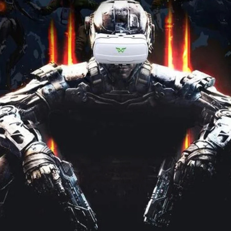 Okulary gogle VR 3D 360 Shinecon G02EF z słuchawkami do telefonu do 6.53"