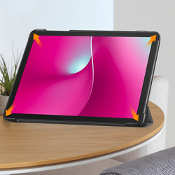 Etui Smart do T-Mobile T Tablet 2 10.1 5G 2025 z klapką, szare - ochronne z podstawką