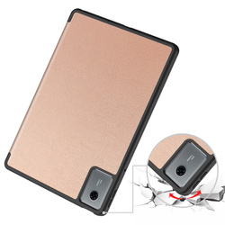 Etui Smart Pencil do Lenovo Idea Tab 11" z miejscem na rysik - różowe złoto