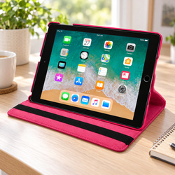 Etui obrotowe do Apple iPad Air/ Air 2 9.7" 2017/2018 gen 5/6 - różowe