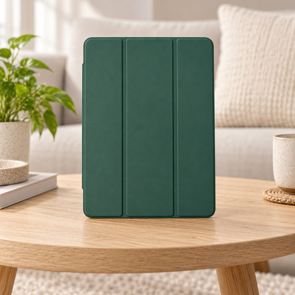 Etui Trifold do Galaxy Tab S10 Lite 10.9/ S10 FE/ S9 FE/ S9/ S8 z miejscem na rysik - zielone
