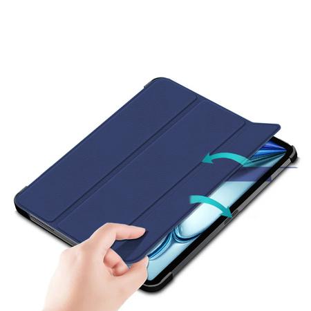 Etui Smart Case obudowa do iPad Air 13 Gen 6 2024 A2903 A2904 / Gen. 6 A2898, granatowe - ochronne