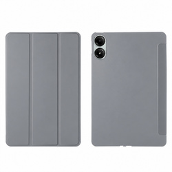 Etui do Redmi Pad 2 Pro 12.1 2025 z klapką i podstawką - szare