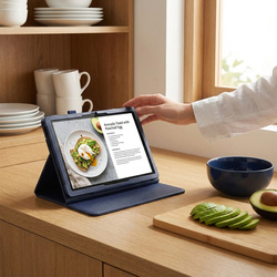 Etui do Lenovo Tab 10.1 2025 TB311FU TB311XU ZAEH0040PL z klapką - granatowe