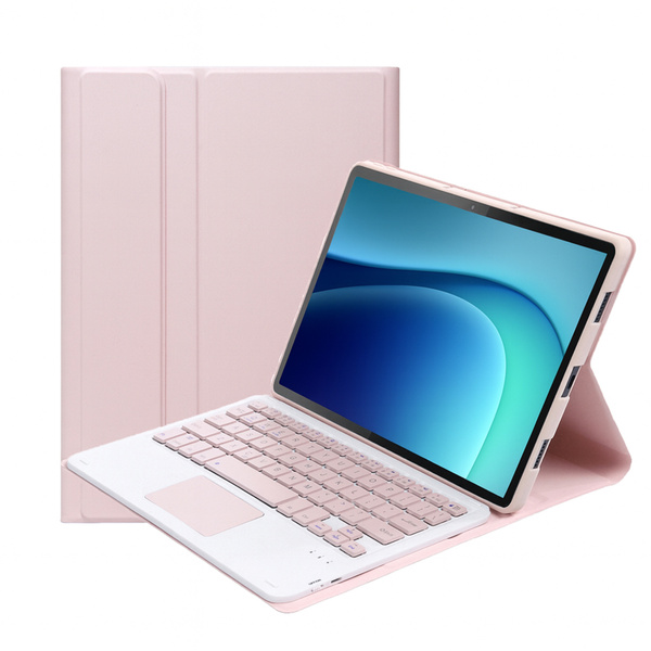 Etui do Lenovo Idea Tab Pro 12.7, różowe - ochronne z podstawką