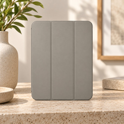 	Etui Crystal do Apple iPad 10.9 10 2022 / iPad 11 A16 2025 Gen 10 11, szare - ochronne z podstawką