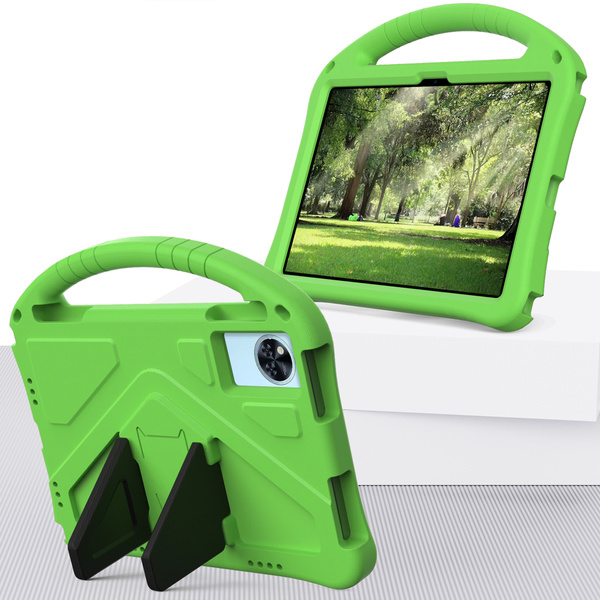 Etui FunColor do Lenovo Idea Tab 11, zielone - ochronne z podstawką