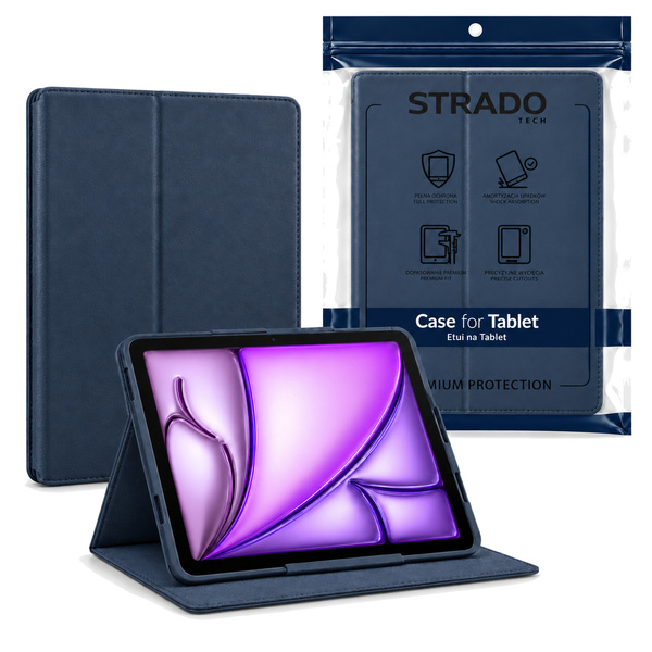 Etui z klapką do Apple iPad Air 11 M4 M3 M2 2026/ 25/ 24 gen. 8/7 podstawka