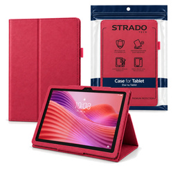 Etui do Lenovo Tab 10.1 2025 TB311FU TB311XU ZAEH0040PL z klapką - ciemnoróżowe