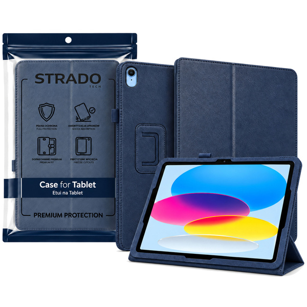 Etui Slim do Apple iPad 10.9 2022 gen 10 iPad 11 A16 2025 gen 11 - granatowe