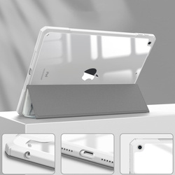 Etui Graficzne do Apple iPad 10.9 2022 Gen 10 / 11 2025 A16 Gen 11 z klapką, czarne - ochronne z podstawką
