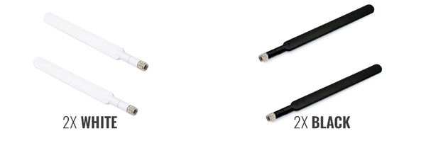 2x Antena wzmacniająca sygnał do routera Lte Huawei B593 E5186 B525, biały