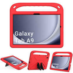 Etui FunColor z uchwytem do Samsung Galaxy Tab A9 8.7 X110 / X115, czerwone - ochronne