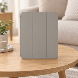 	Etui Crystal do Apple iPad 10.9 10 2022 / iPad 11 A16 2025 Gen 10 11, szare - ochronne z podstawką