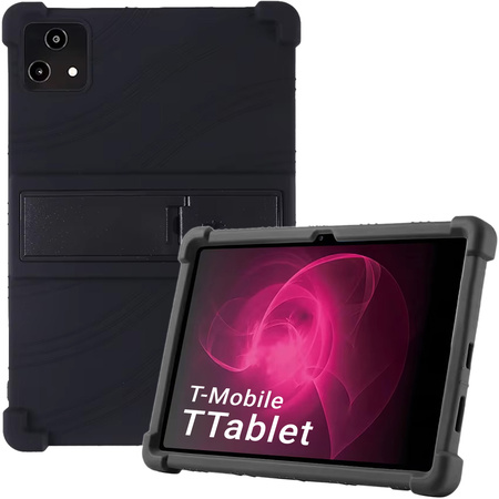 Etui Pancerne Armor Case do T-Mobile T Tablet 5G 10.36, czarne - ochronne z podstawką
