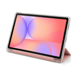 Etui Trifold do Galaxy Tab S10 Lite 10.9/ S10 FE/ S9 FE/ S9/ S8 z miejscem na rysik - różowe