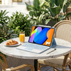 Etui z klawiaturą do Lenovo Idea Tab 11 2025, niebieskie - ochronne z podstawką
