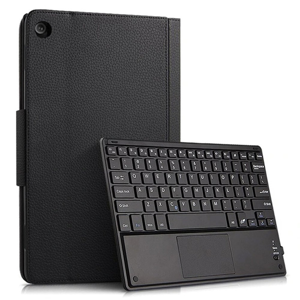 Etui z klawiaturą Bluetooth do Lenovo M10 Gen.2 / Lenovo M10 Gen.2 L / M10 Gen.2 X306, czarne - ochronne