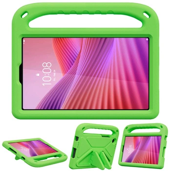 Etui ochronne z uchwytem do Lenovo Tab One 8.7 2025 TB305FU TB305XU, zielone, z podstawką