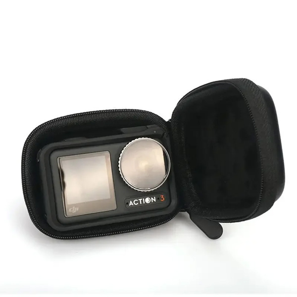 Etui Wodoodporne IP54 do Kamery GoPro Hero 13 12 11 10 9 Dji Action 5 4 / Dji Osmo Action 3 / Dji Osmo Action 5, czarne - ochronne
