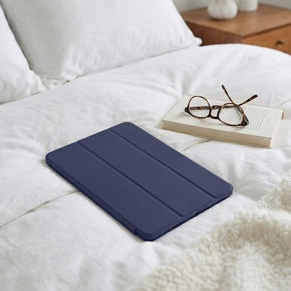 Etui Smart do iPad 10.9 2022 Gen. 10 / iPad 11 2025 A16 Gen. 11 z klapką, granatowe - ochronne z podstawką