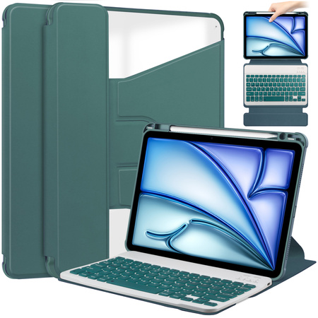 Etui 360 z klawiaturą do Apple iPad Air 11 M3 2025 / Air 11 M2 2024 Gen 7 / Apple iPad Air 11 M2 2024 - ochronne