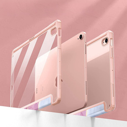Etui Graficzne do Apple iPad 10.9 2022 Gen 10 / 11 2025 A16 Gen 11 z klapką, różowe - ochronne z podstawką