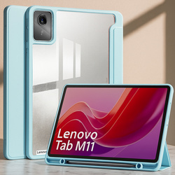 Etui Crystal case do Lenovo Tab M11 10.95 11 / 11 TB330, niebieskie - ochronne z podstawką